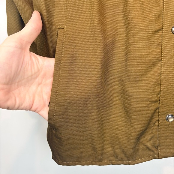 H&M TRF Khaki Ruffle Utility Jacket - Picture 10 of 15